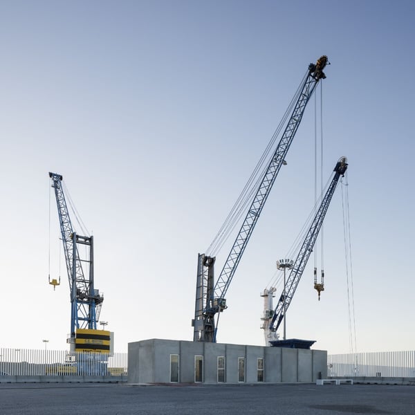 Freight forwarders building at the Port of Motril