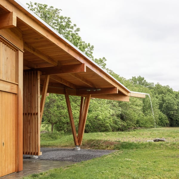 Trail Head Pavilion for the Town of Rhinebeck Park