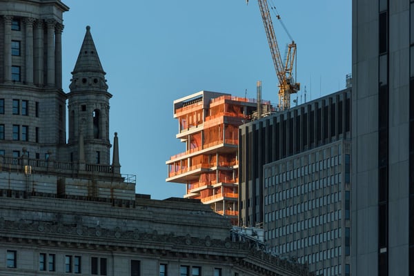 56 Leonard Street. Under construction