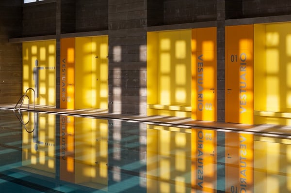 Roffed swimming pool in Campillos, Málaga