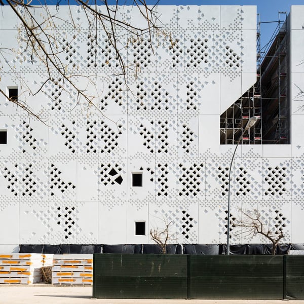 Palacio de Justicia de Córdoba. En construcción
