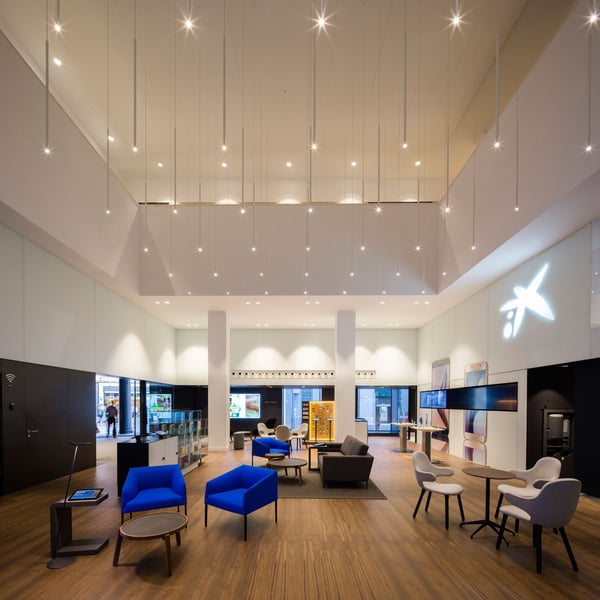 Oficinas de La Caixa en Málaga