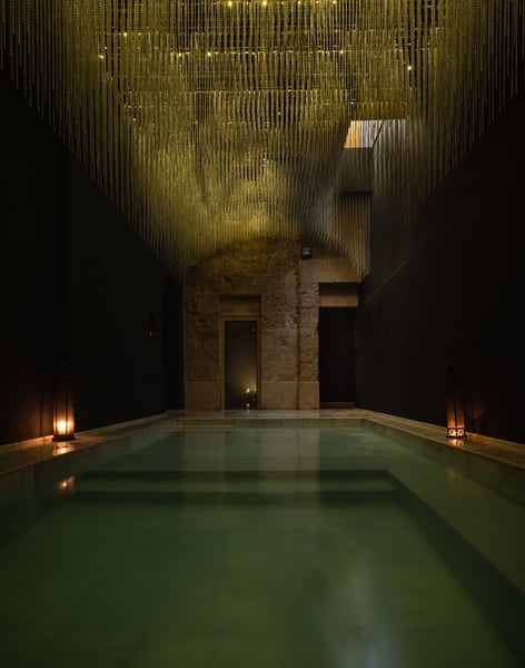 Intervención en el Hammam Al_Andalus.