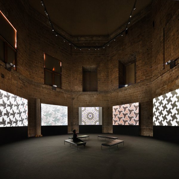 Exhibition "Infinite Universe" by M.C. Escher. Carlos V´s Palace in Granada