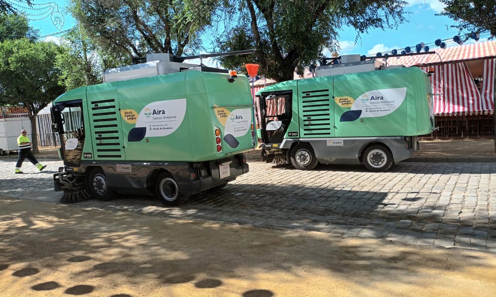 Aira Gestión Ambiental refuerza este año la limpieza del recinto ferial y las zonas colindantes