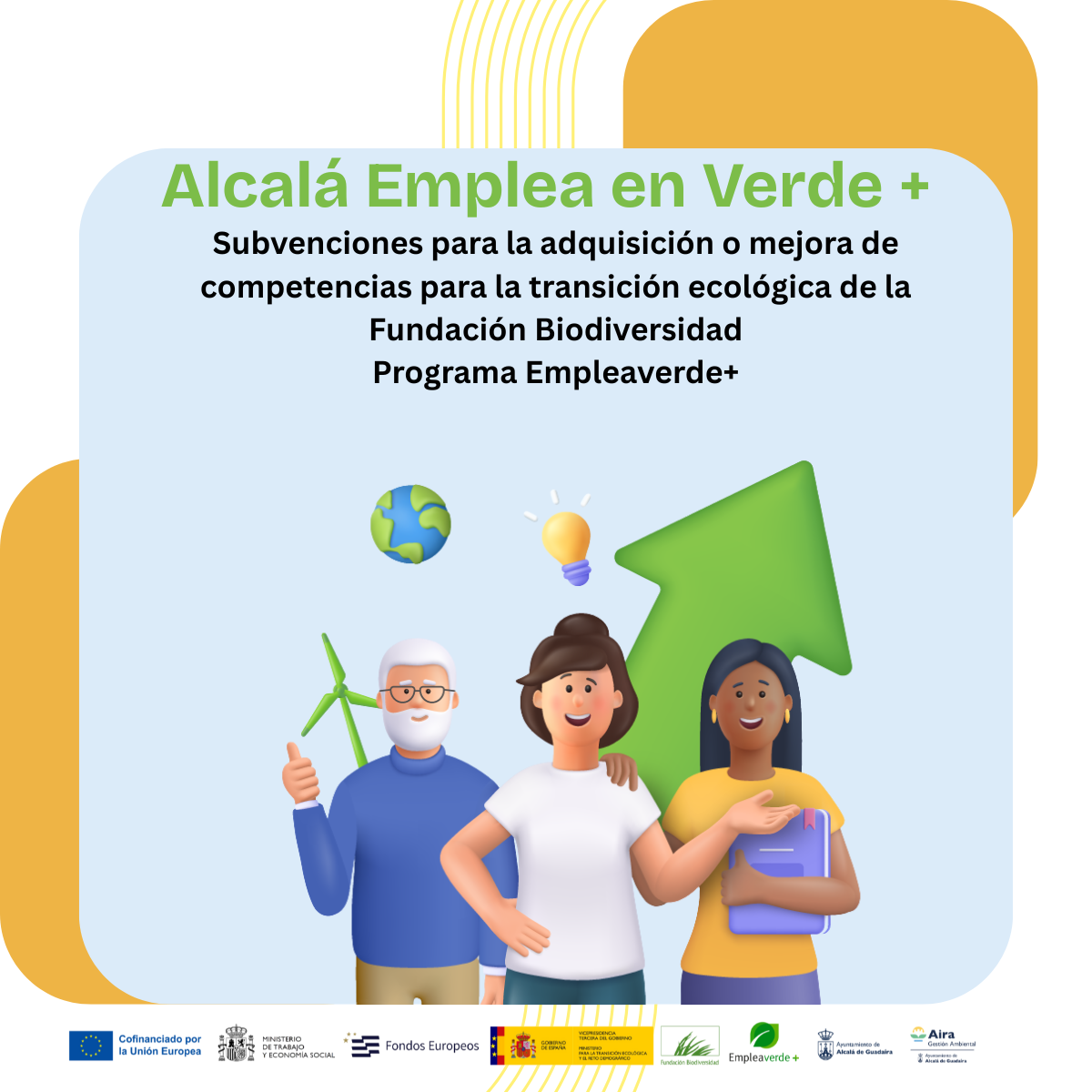 PUBLICADAS LAS LISTAS DEFINITIVAS DE ADMITIDOS PARA EL PROYECTO ALCALÁ EMPLEA EN VERDE +