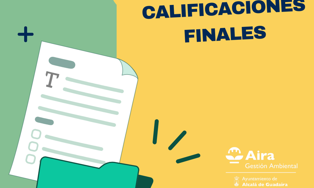 Publicadas las calificaciones finales de los procesos selectivos de Aira Gestión Ambiental