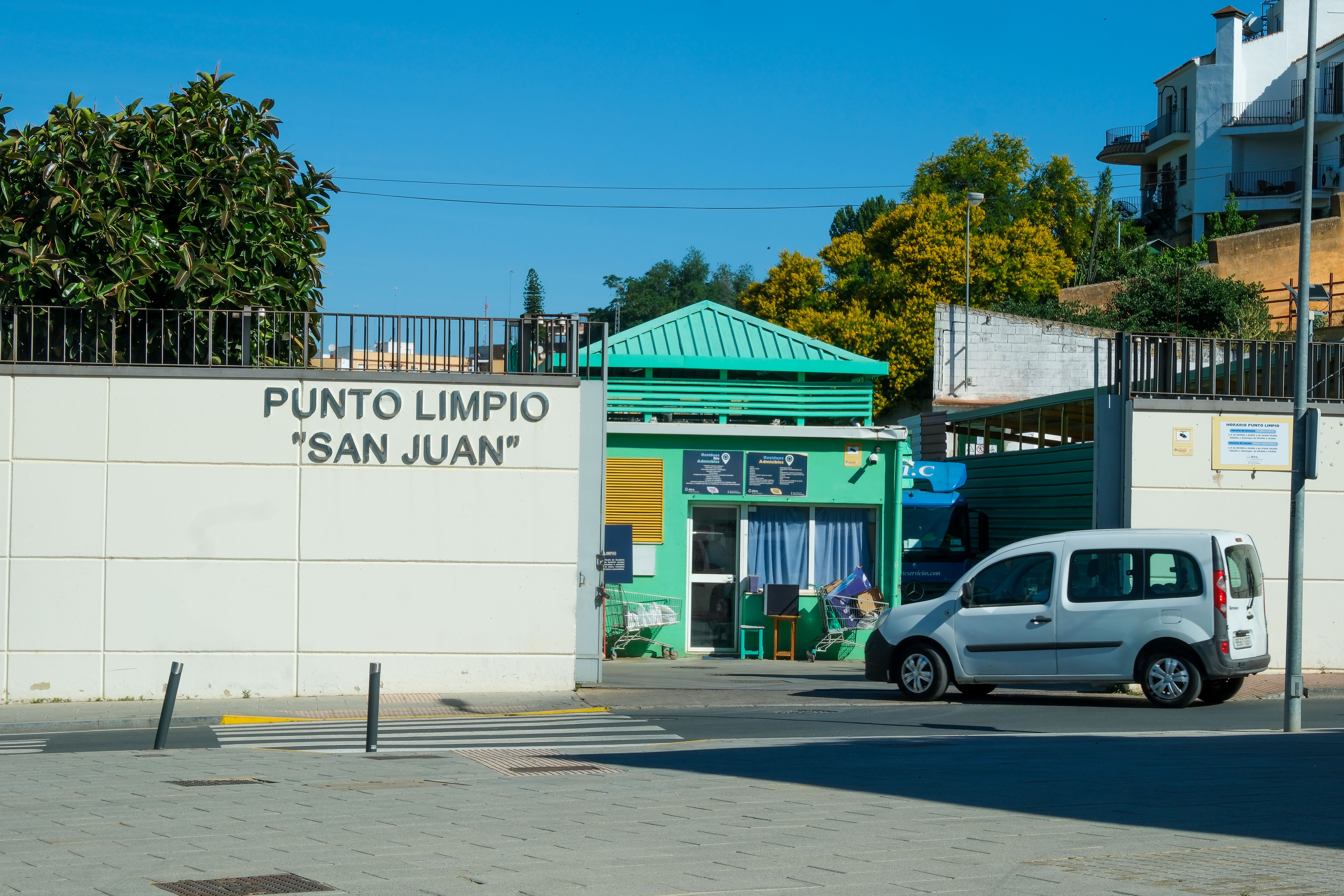 El Punto Limpio de Alcalá cerrará durante la Feria, habilitándose alternativas para el depósito de residuos
