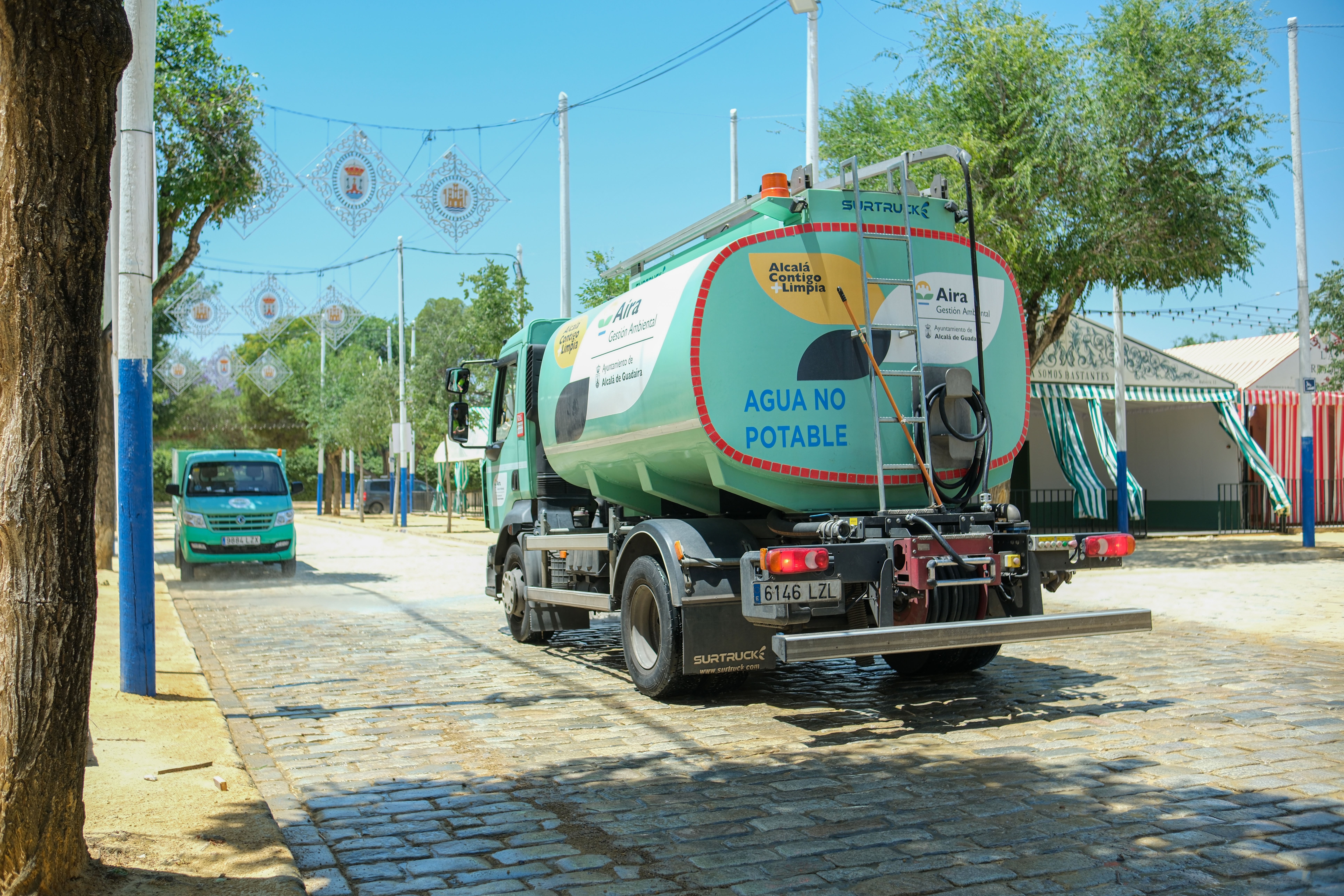Aira Gestión Ambiental despliega un amplio dispositivo especial para garantizar una Feria de Alcalá limpia y sostenible