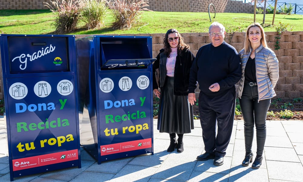 Entran en funcionamiento los 30 contenedores de reciclaje de ropa solidaria