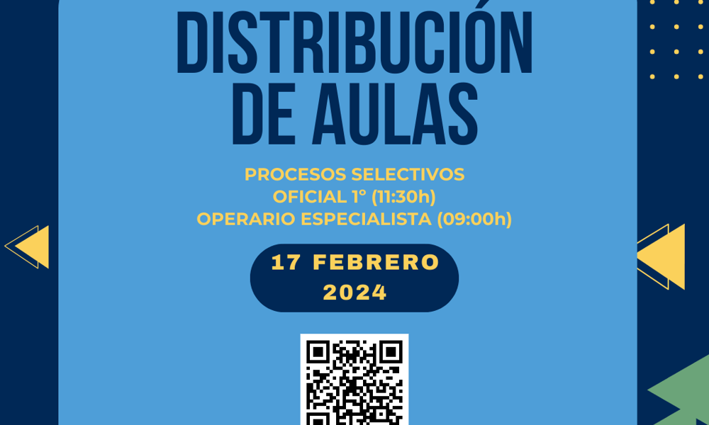 Publicada la distribución de las aulas de las pruebas teóricas de Aira