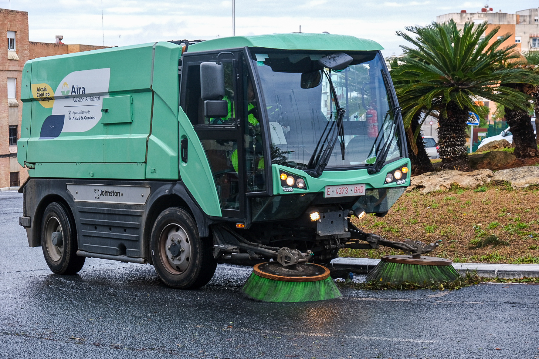 La borrasca Bernard deja en Alcalá más de 12.000KG de residuos