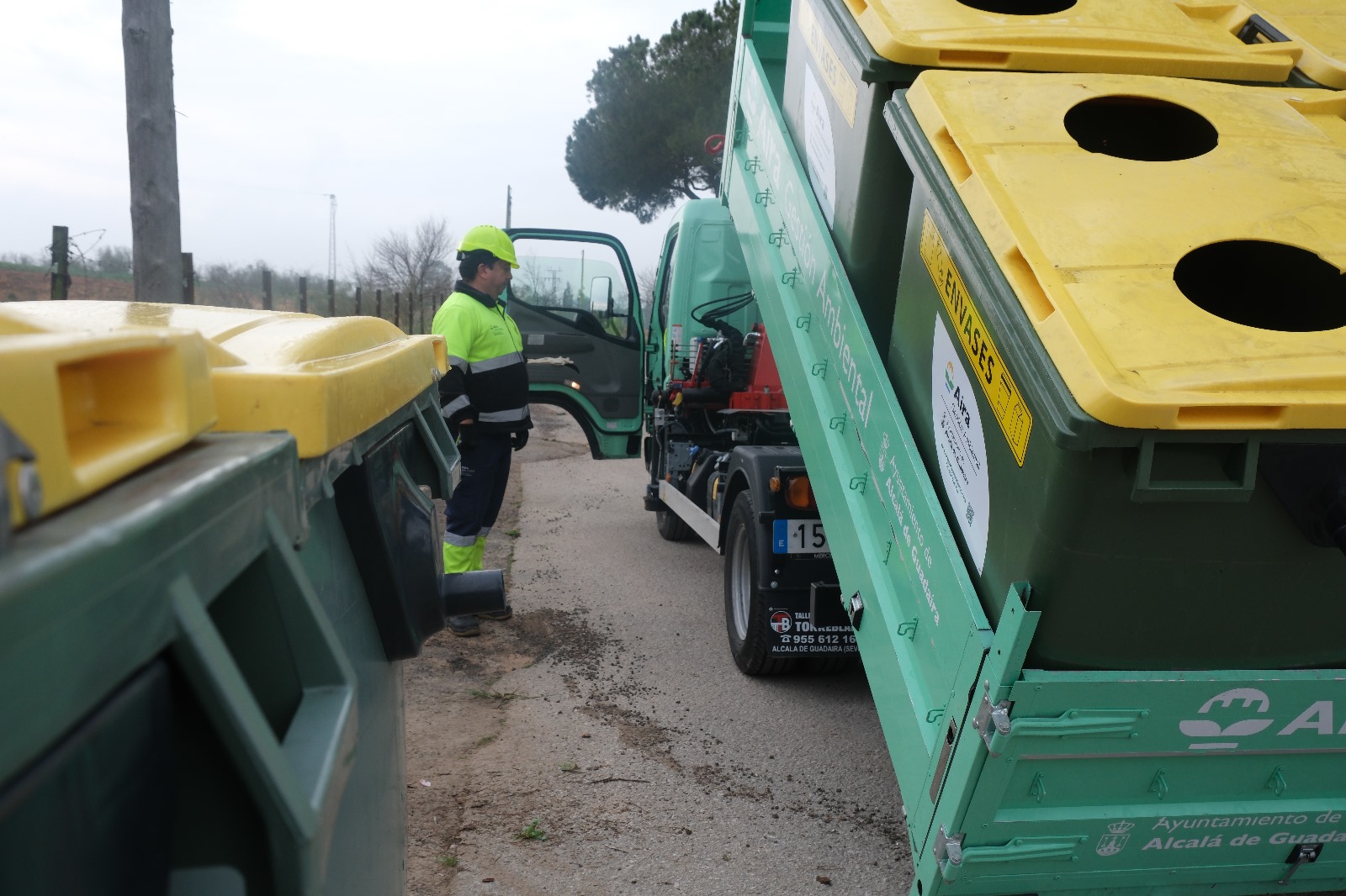 Aira Gestión Ambiental refuerza la recogida de envases en Alcalá de Guadaíra para impulsar la economía circular