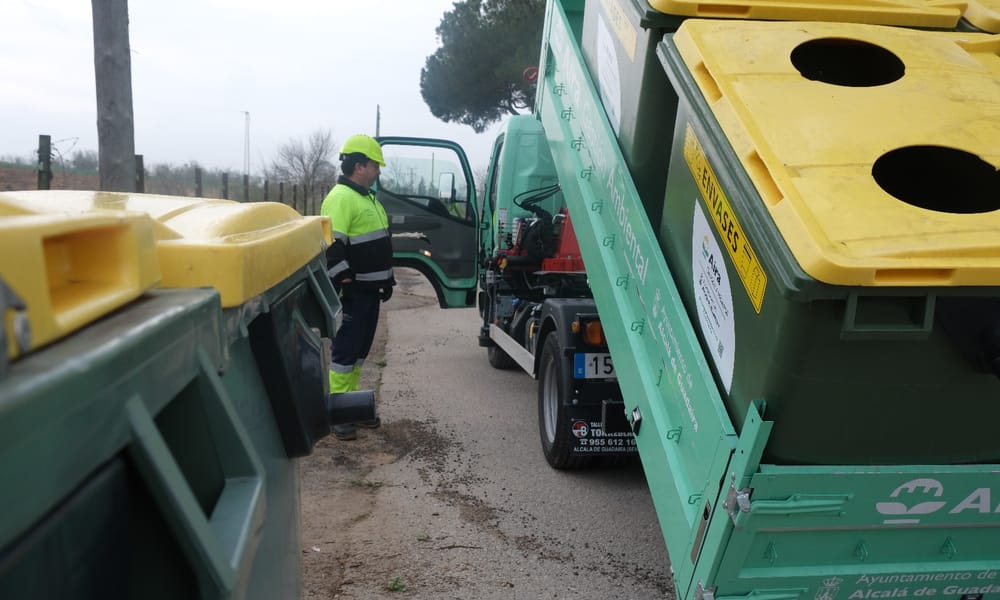 Aira Gestión Ambiental refuerza la recogida de envases en Alcalá de Guadaíra para impulsar la economía circular
