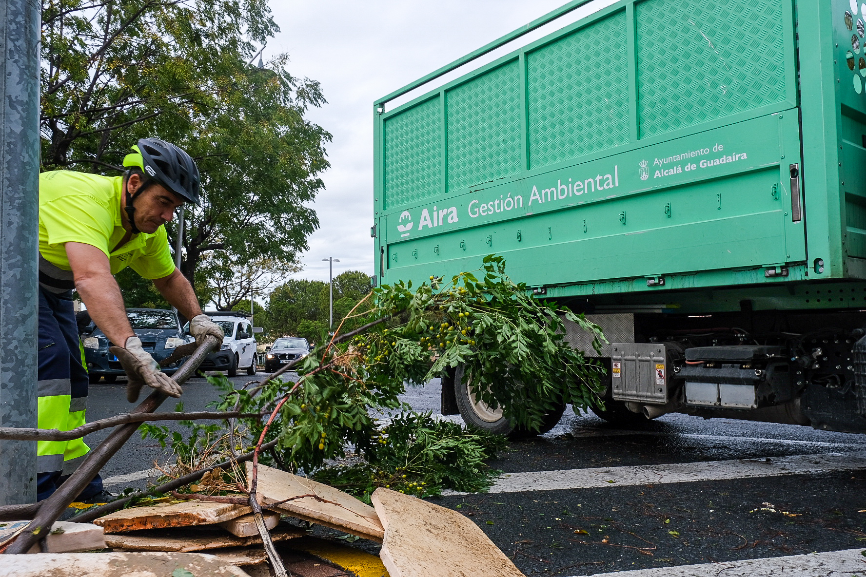 Más de 40 personas trabajan en la vuelta la normalidad tras el temporal