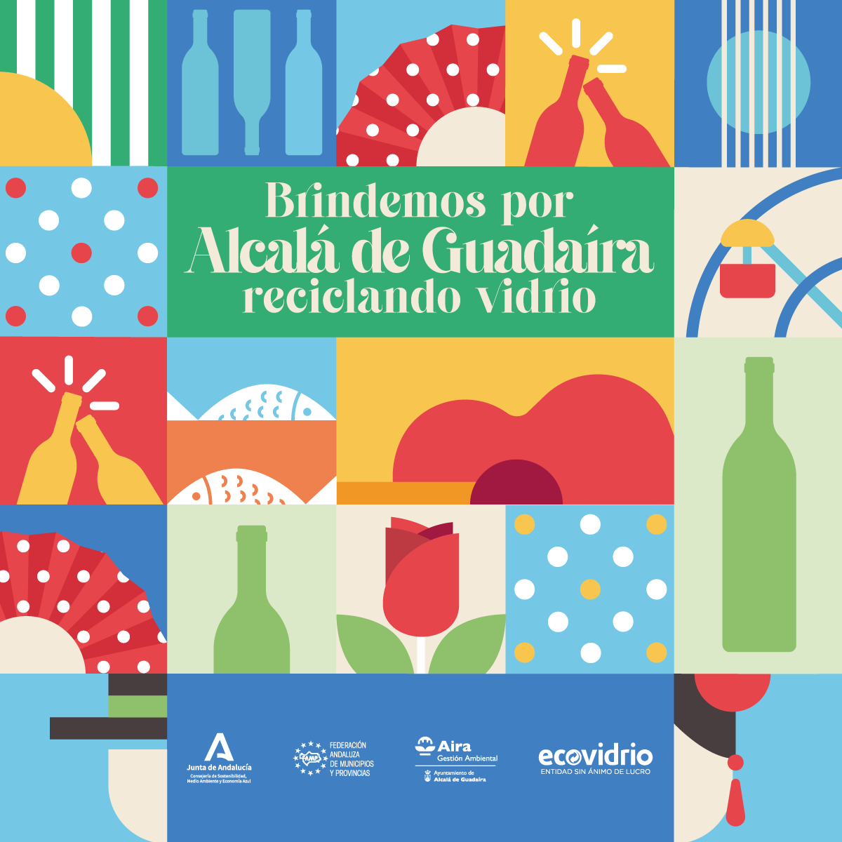 AUMENTO DEL RECICLAJE DE VIDRIO EN LA FERIA DE ALCALÁ