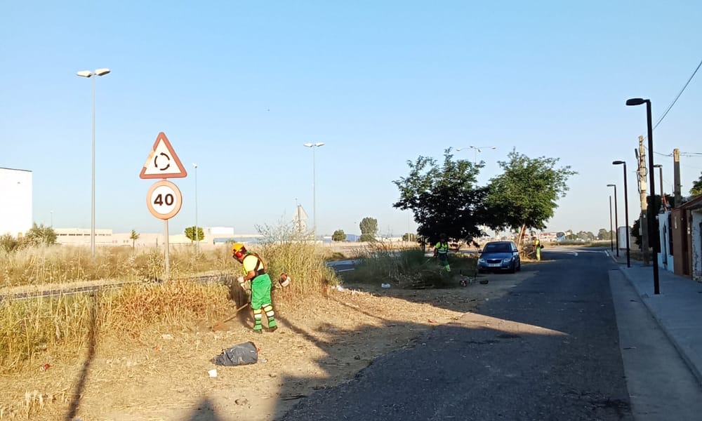 Campaña de limpieza y desbroce de solares por toda la ciudad