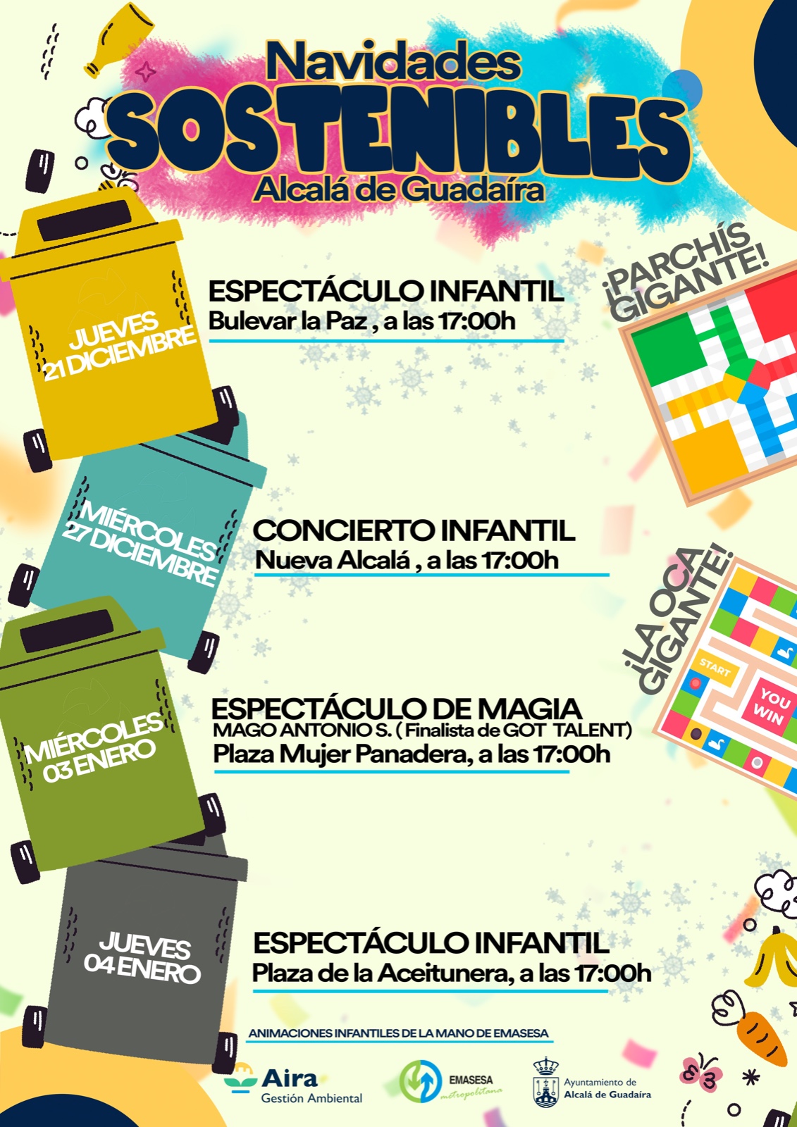 Navidades sostenibles: Aira transforma la magia de la ciudad en conciencia ambiental 