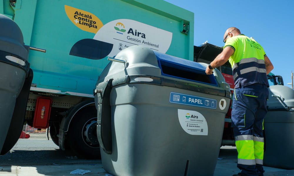 Aumento exponencial de la recogida de Papel y Cartón en la ciudad durante el primer semestre del año