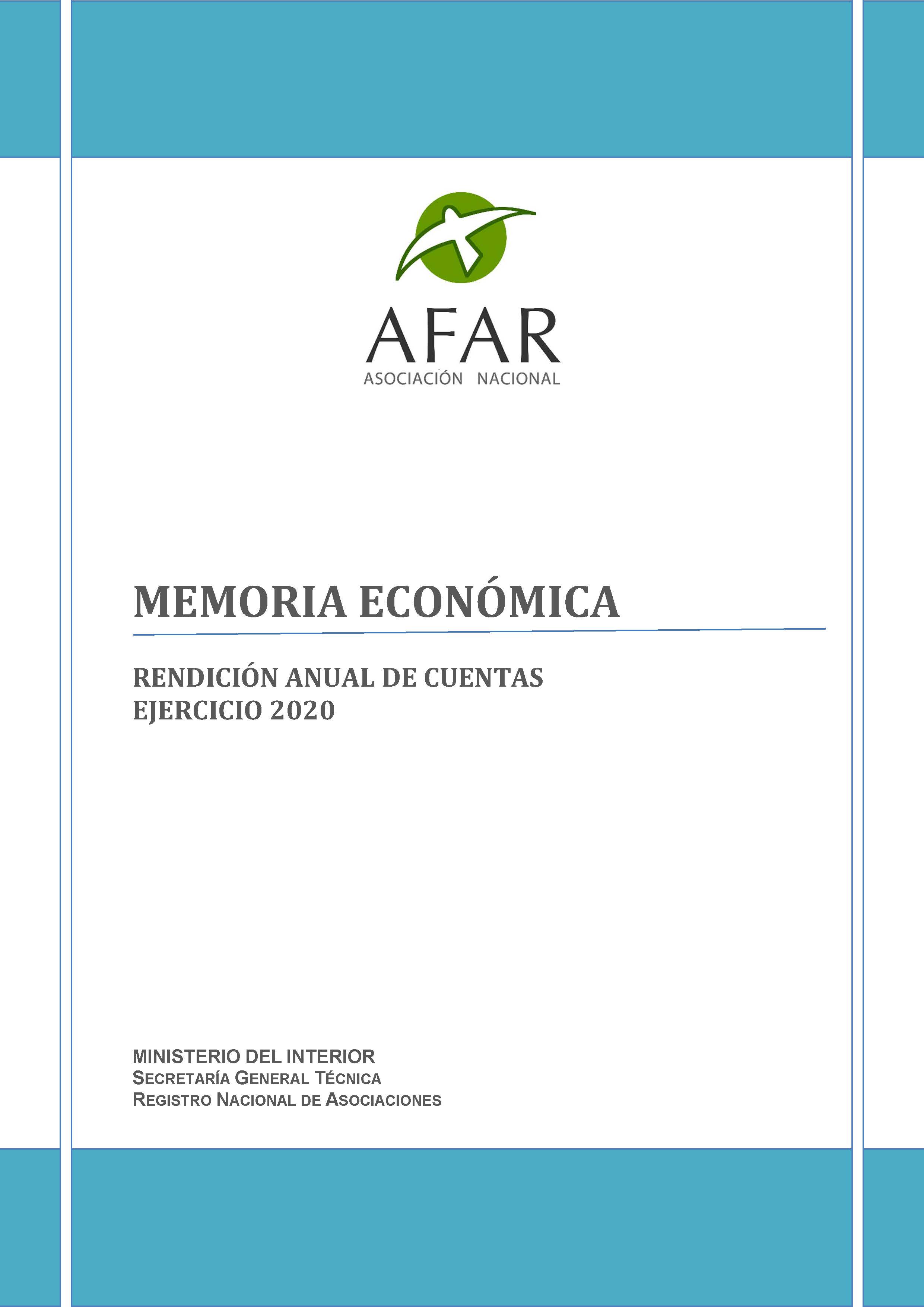 Memoria Económica 2020