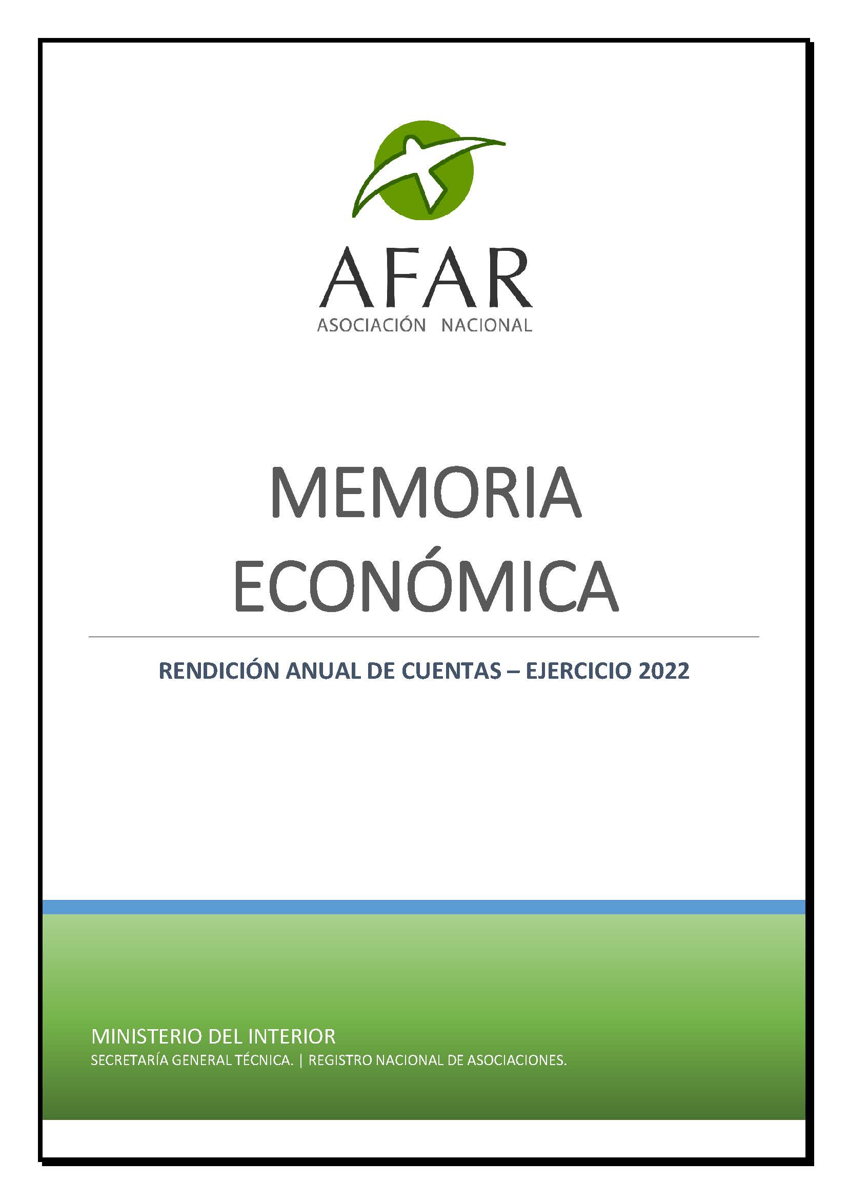 Memoria Económica 2022