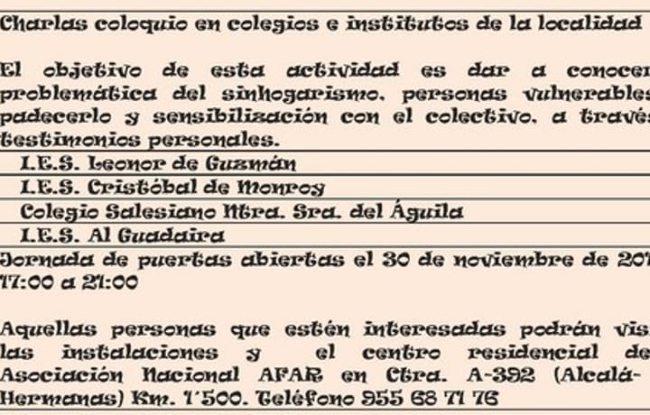 IV Jornadas de Personas Sin Hogar