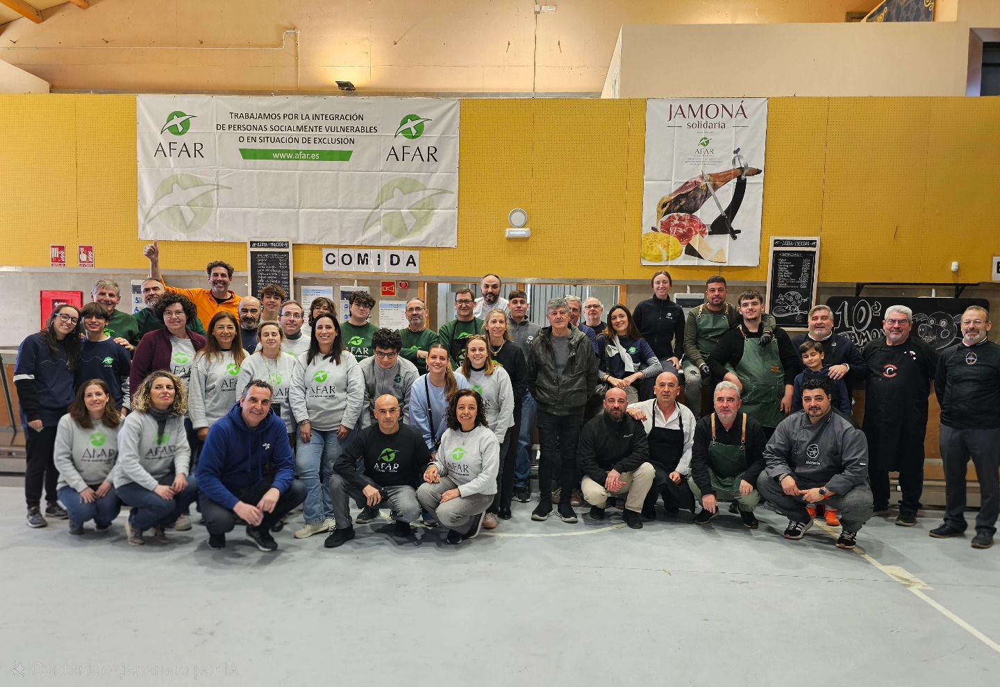 Voluntarios y voluntarias de AFAR