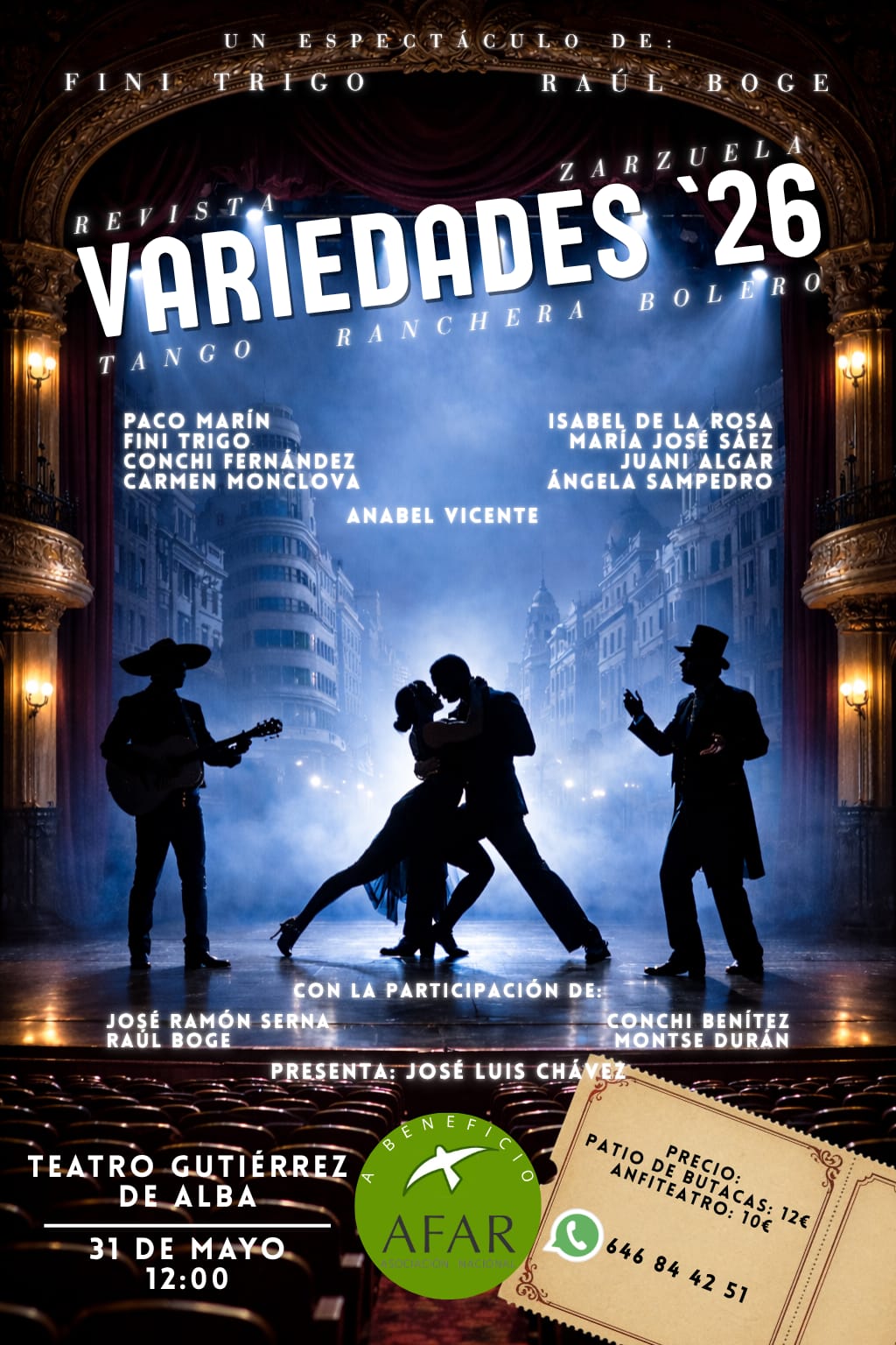 ESPECTÁCULO VARIEDADES 2026