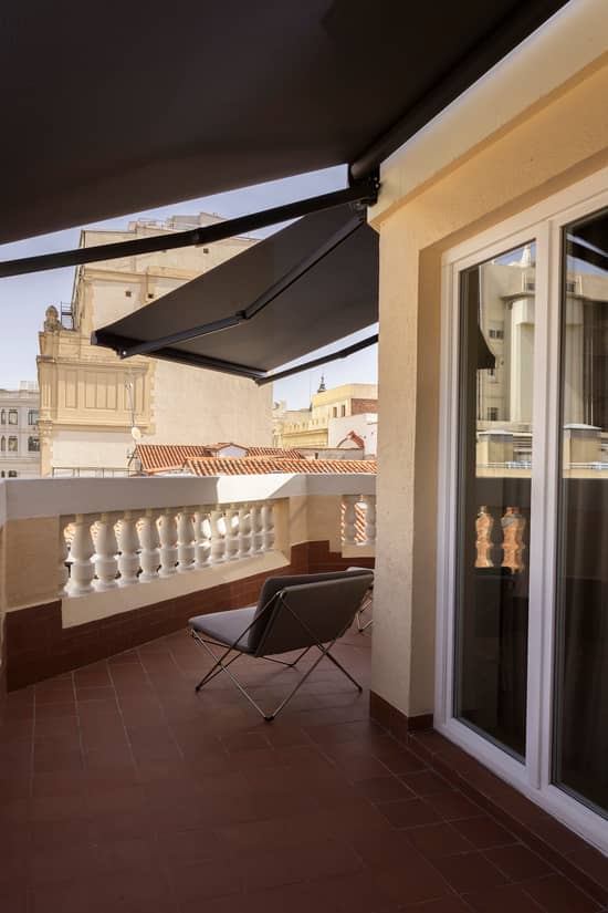 Terraza privada de la Mercer Suite en el Hotel Mercer Madrid 5*GL