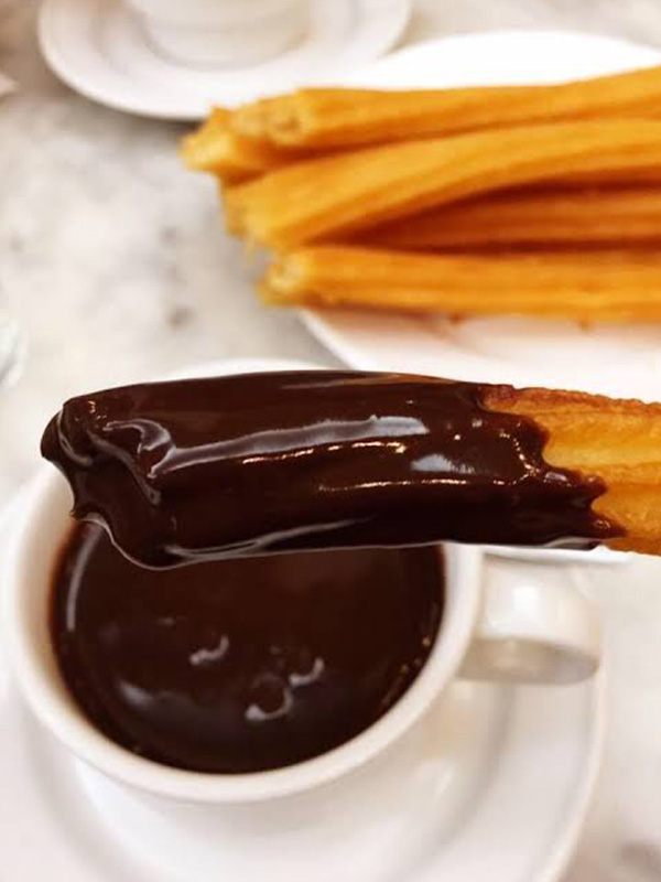 Chocolat et churros