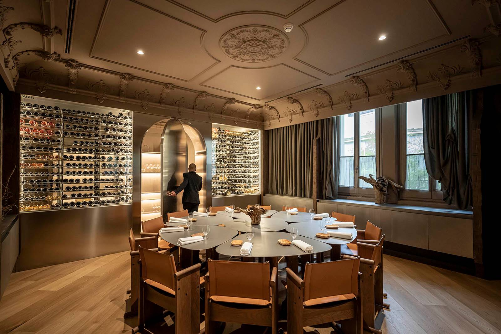 Salón de La Sociedad Gastronomika de Eneko Atxa