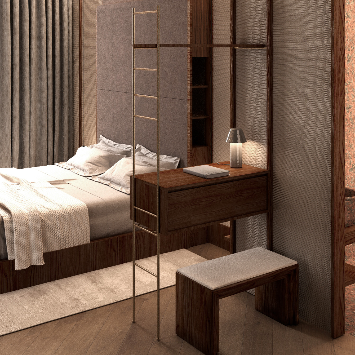 Habitación Deluxe del Hotel Mercer Madrid 5*GL