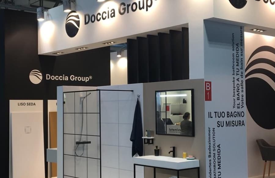 Doccia auf der Cersaie 2018, der internationalen Messe für Architekturkeramik und Badezimmerausstattung.