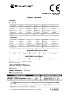 Leistungserklärung Abtrennungen mit Schiebetüren