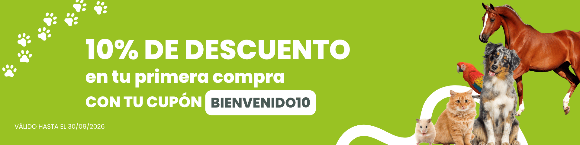 CUPÓN BIENVENIDO10