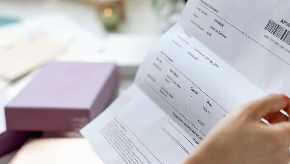 Datos necesarios para una factura