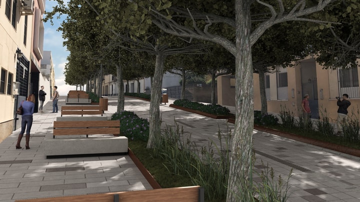 Reurbanización de la Calle Orellana y acceso al Castillo a través de la Ladera Norte