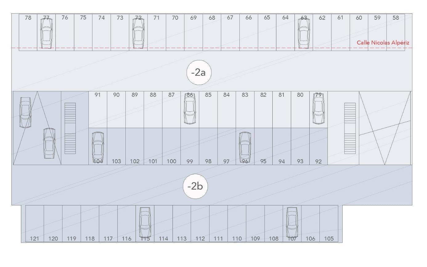 Red de bolsas de aparcamientos públicos