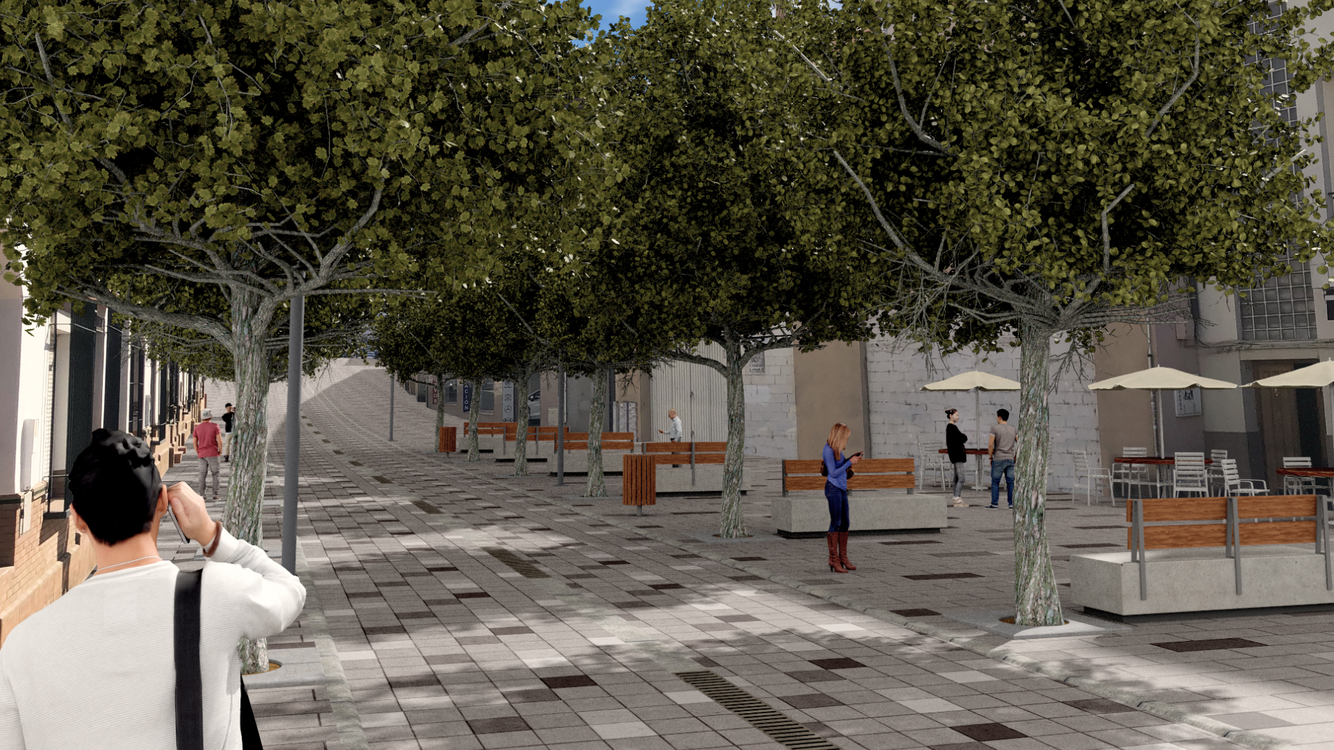 Reurbanización de la Calle Orellana y  acceso al Castillo a través de la Ladera Norte