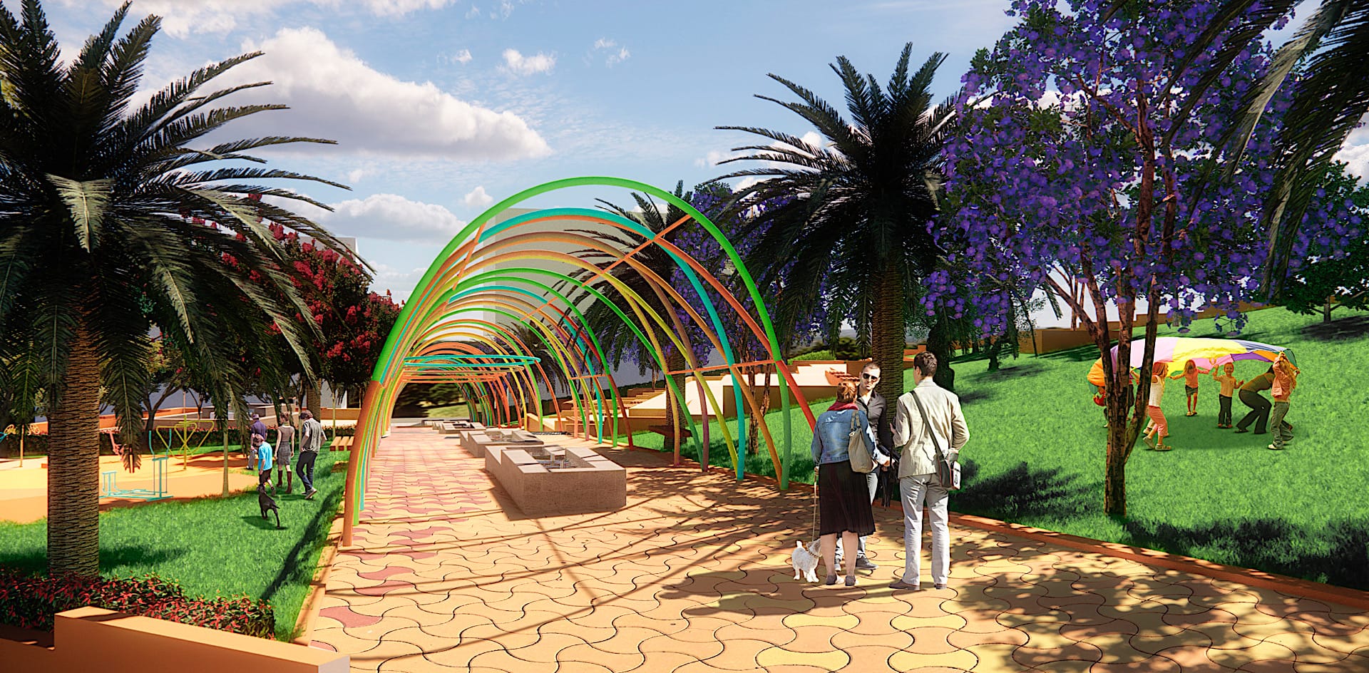 Zonas verdes en Rabesa