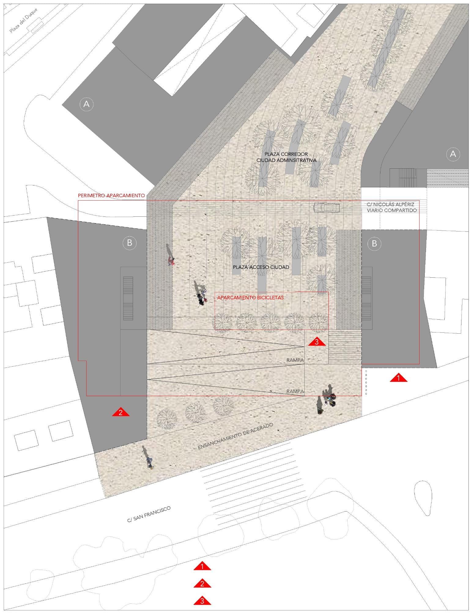 Red de bolsas de aparcamientos públicos