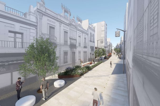 Las obras de la segunda fase de la calle La Mina y la Plaza del Cabildo se iniciarán en la segunda quincena de agosto
