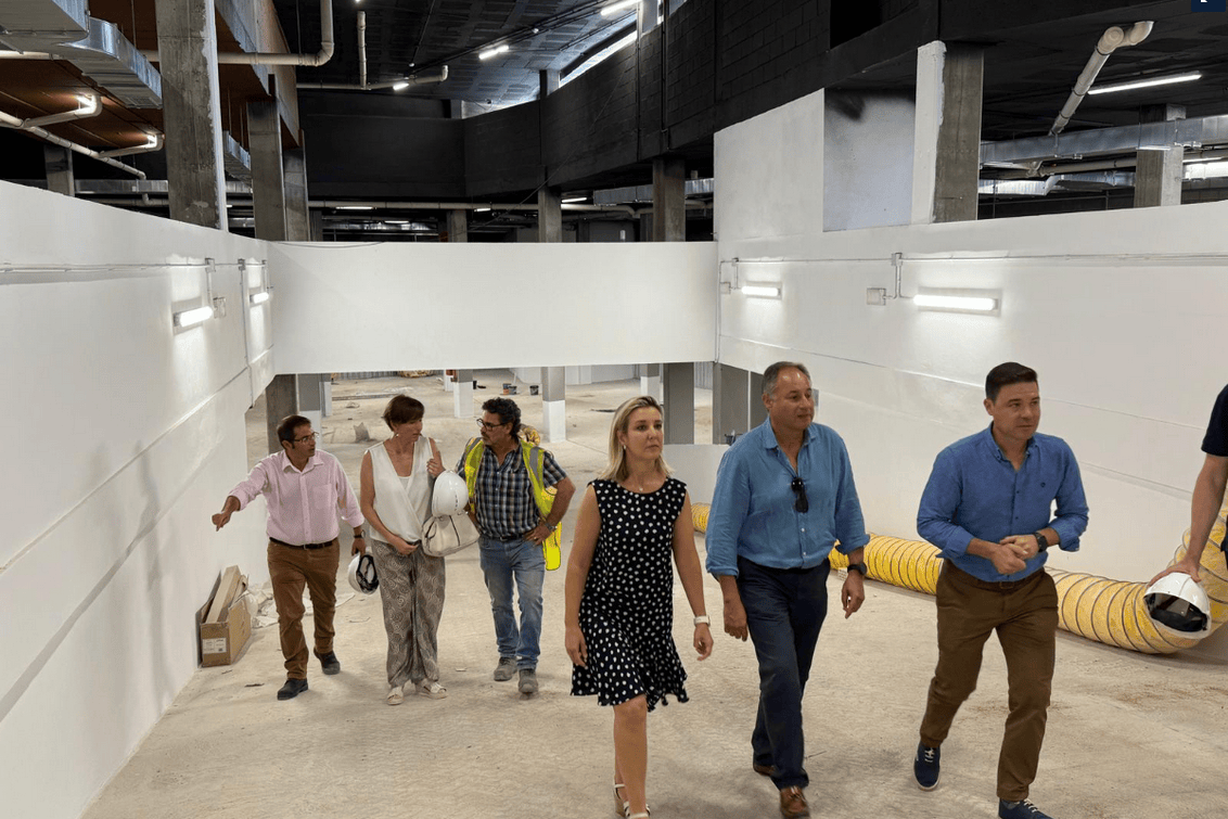 Las obras del aparcamiento de Nicolás Alpériz avanzan hasta un nivel de ejecución del 90%