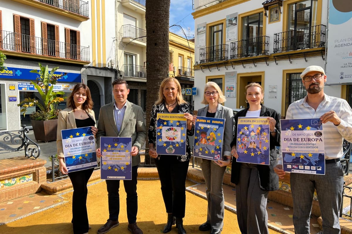 ​Alcalá celebra el Día de Europa resaltando la notable ​transformación gracias a los Fondos Europeos