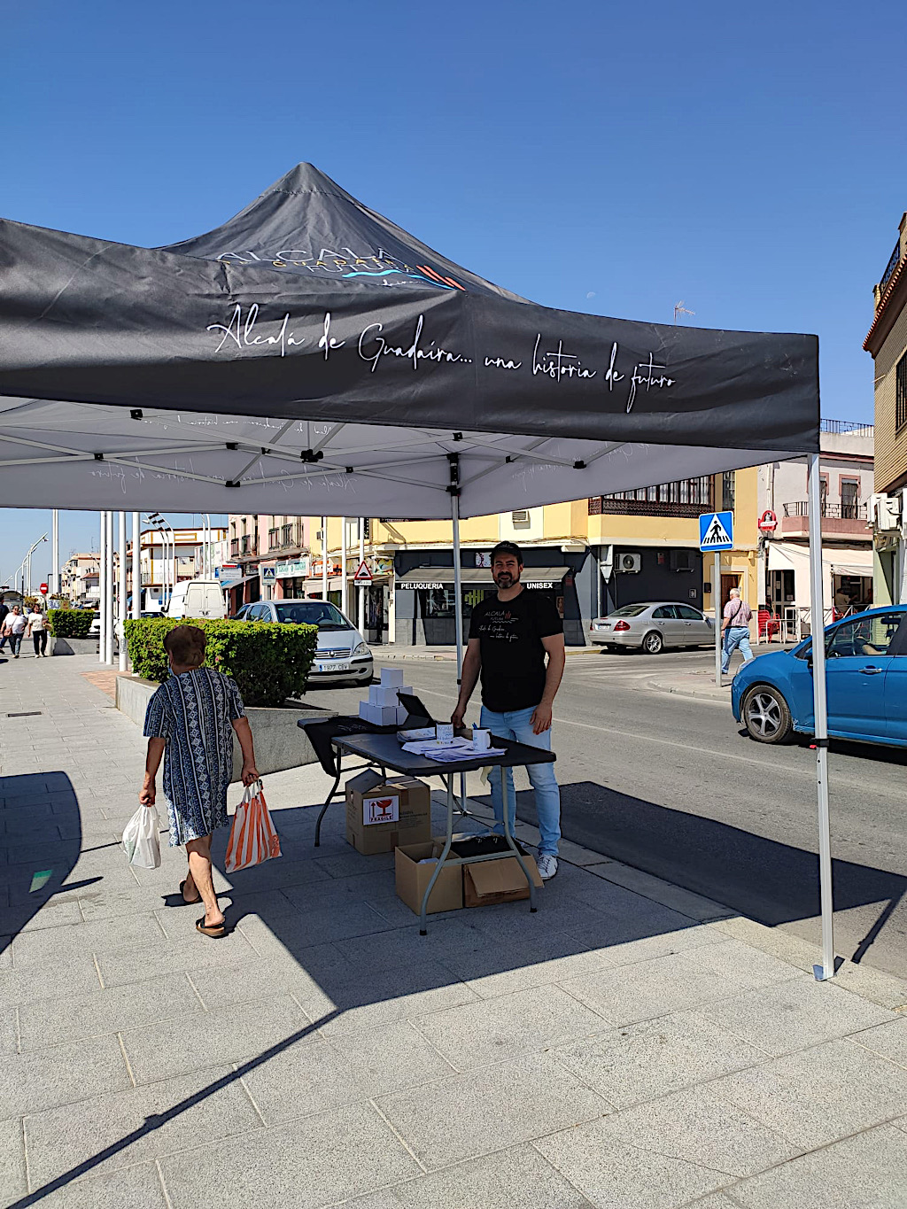 Carpa Centro Salud zona norte y calle Silos