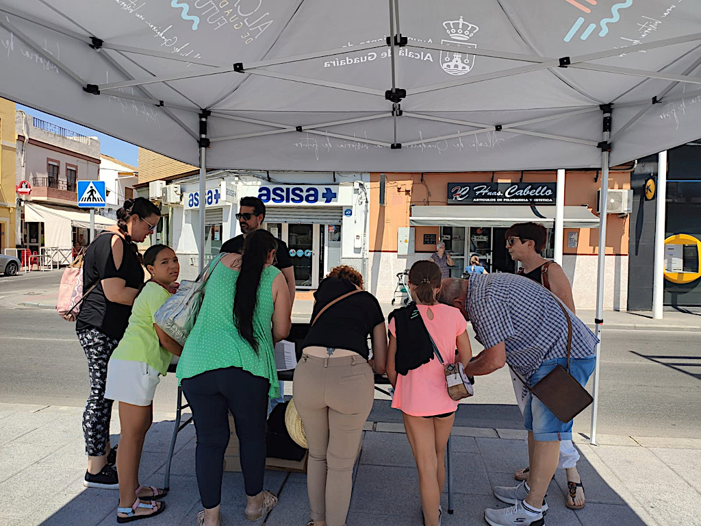 Carpa Centro Salud zona norte y calle Silos