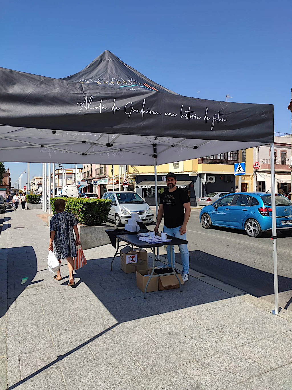 Carpa Centro Salud zona norte y calle Silos