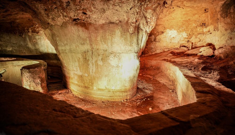 Interior del Molino de La Mina.