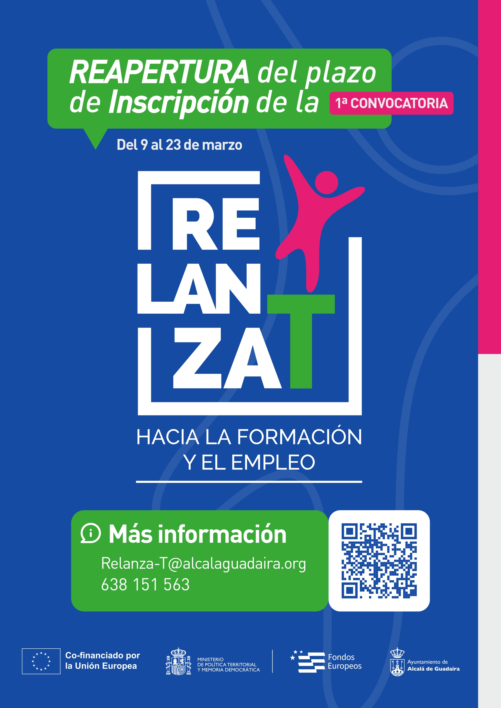 ¡Reapertura de la primera convocatoria de RELANZA-T: del 9 el 23 de marzo! 