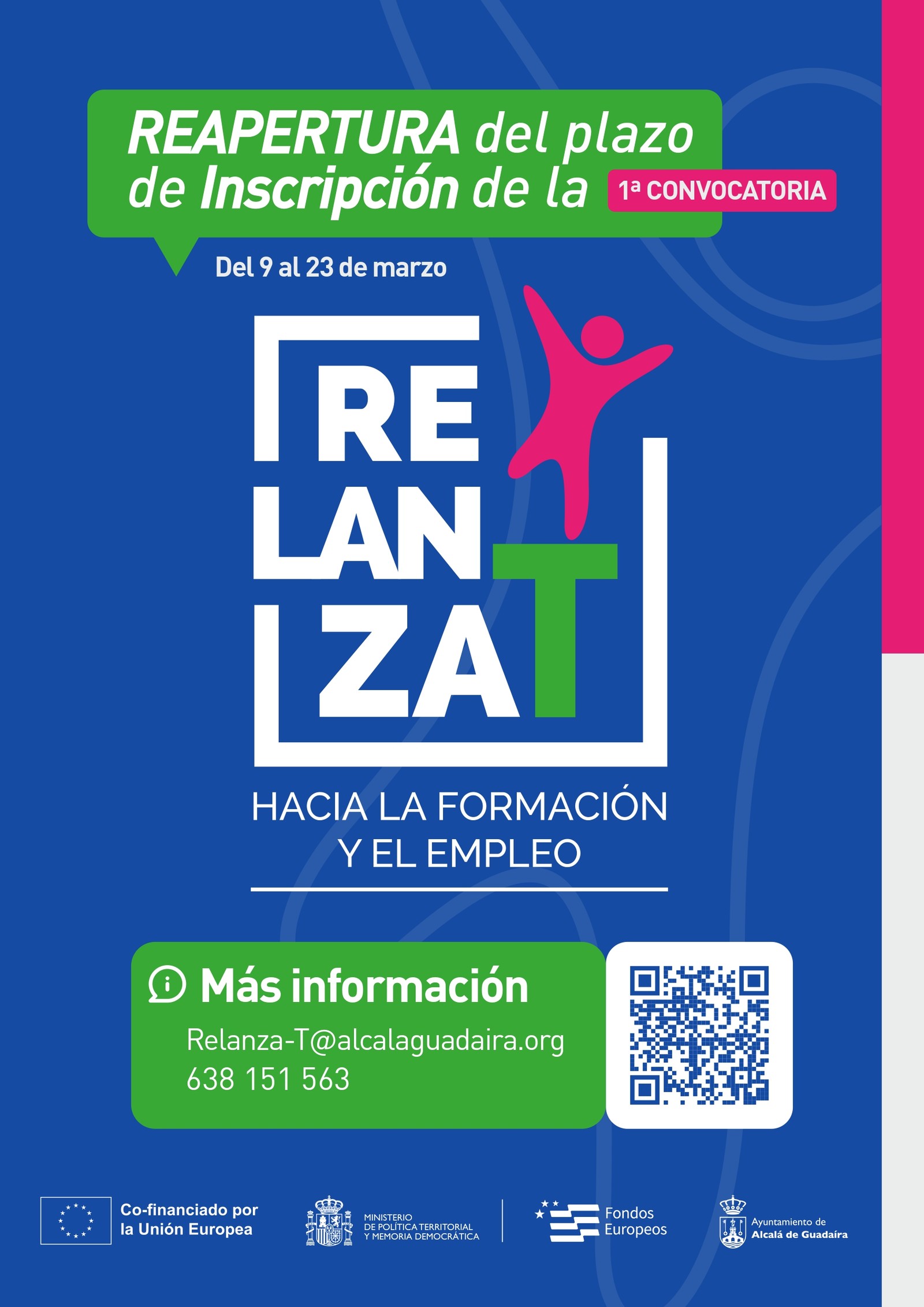 ¡Reapertura de la primera convocatoria de RELANZA-T: del 9 el 23 de marzo! 